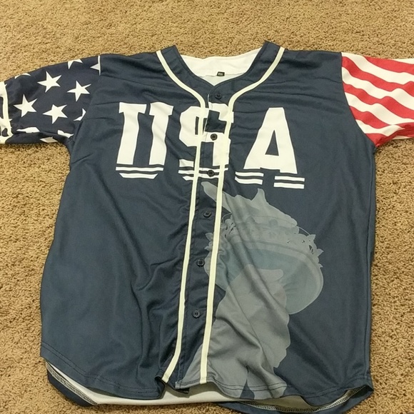 4th of july baseball jersey